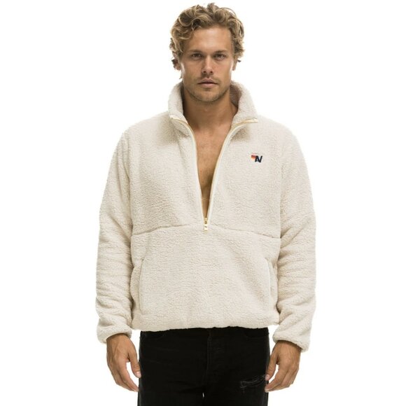 Aviator Nation Teddy Half Zip Jacket - Picture 2 of 15
